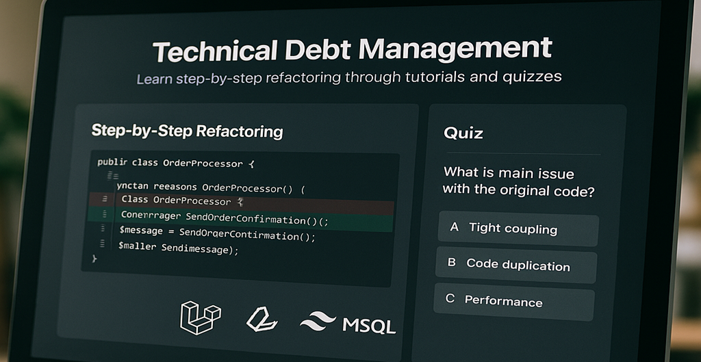 Technical Debt Management - Web Development Project