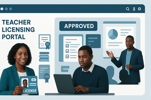 Teachers License Portal - Web Development Project